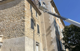 Nettoyage et peinture d’une façade 