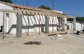 Agrandissement d'une toiture